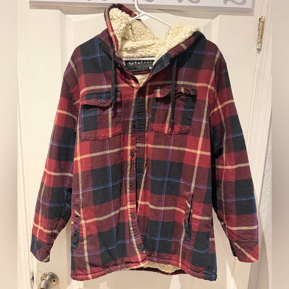 Empyre Red and Black Plaid Jacket